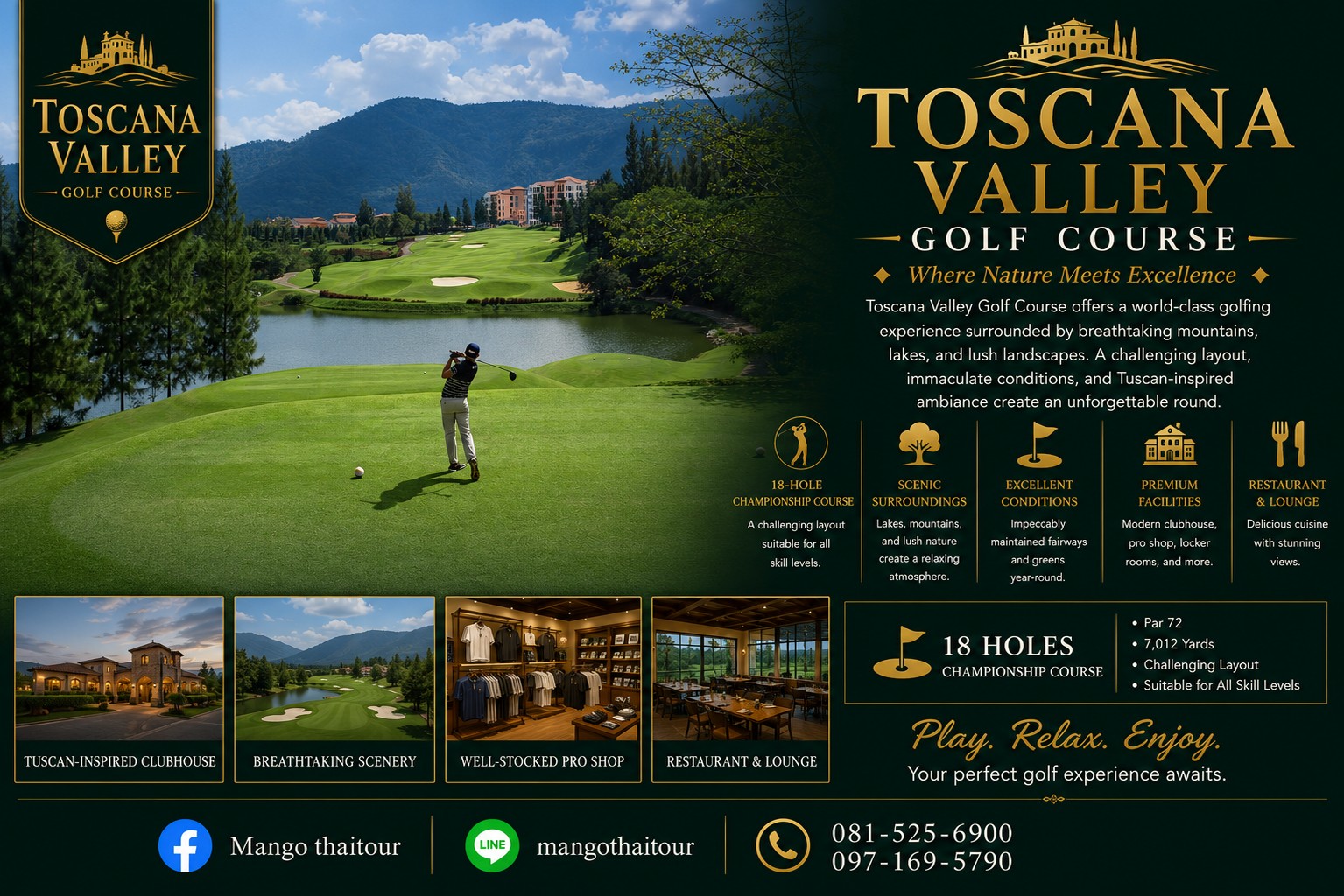 Toscana Valley Golf Course  ⛳🏌️‍♂️