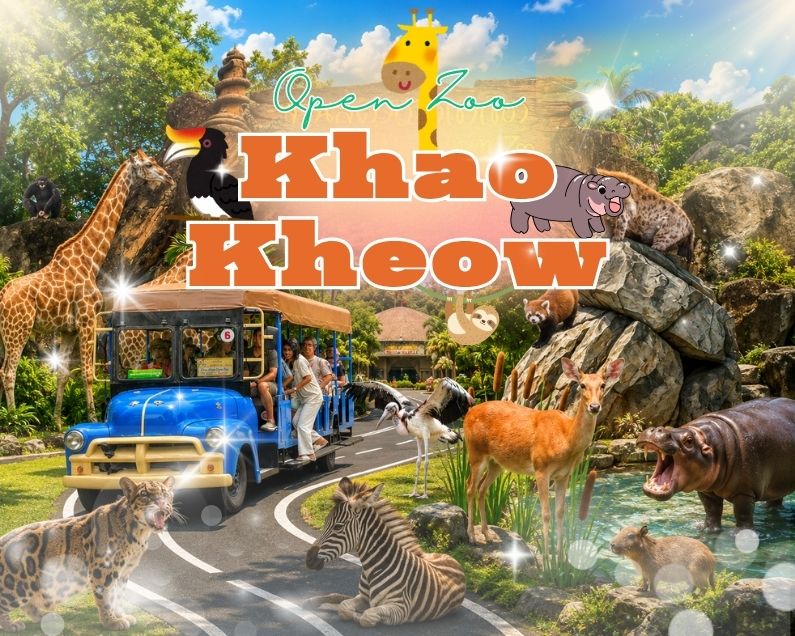 카오키여우 오픈주 (Khao Kheow Open Zoo) 🦁🐘