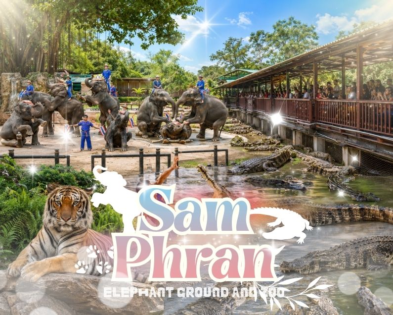 샘프란 코끼리 그라운드 & 주 (Sam Phran Elephant Ground and Zoo) 🦁🐘
