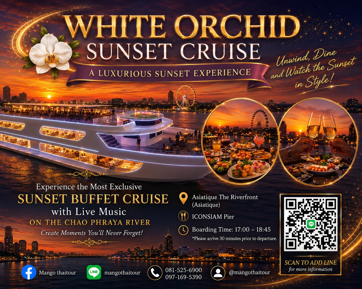 White Orchid River Sunset Cruise